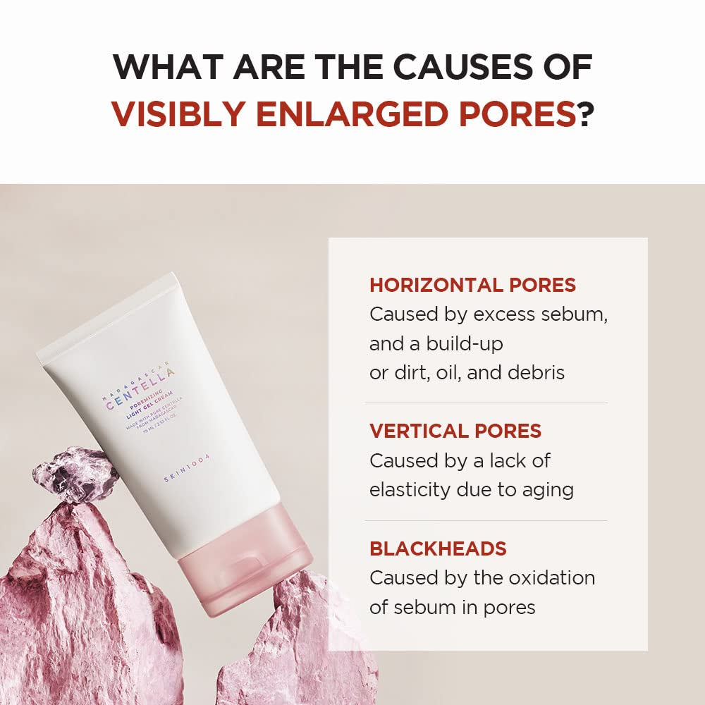 Madagascar Centella Poremizing Light Gel Cream – Pore Tightening & Soothing 2.53 oz