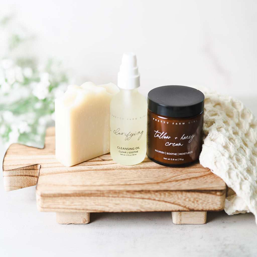 Double Cleansing Kit: Soothing – Gentle Oil + Water Cleanser Set for Sensitive Skin