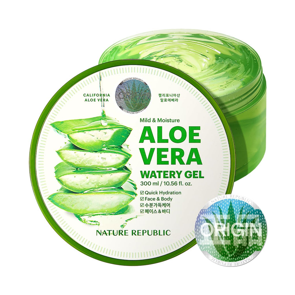 Nature Republic Aloe Vera 92% Soothing Gel – Multi-Use Hydrating Gel for Face, Hair & Body