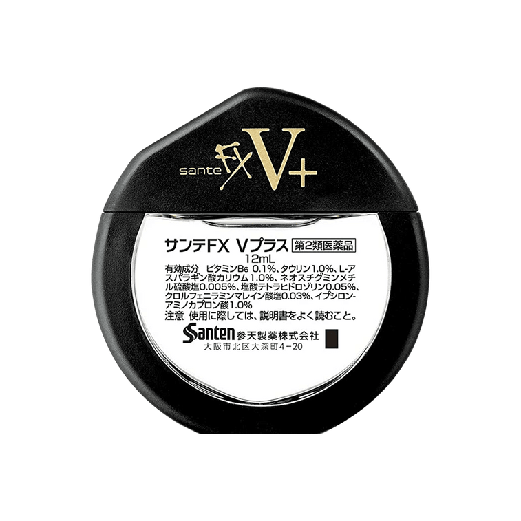 Santen Sante FX V Plus Eye Drops – Vitamin-Enriched Cooling Relief for Eyes