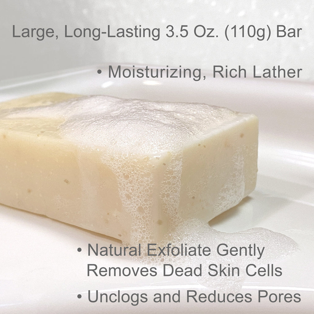 Emu Oil & Oatmeal Rosacea Soap Bar – Gentle Relief for Rosacea-Prone Skin