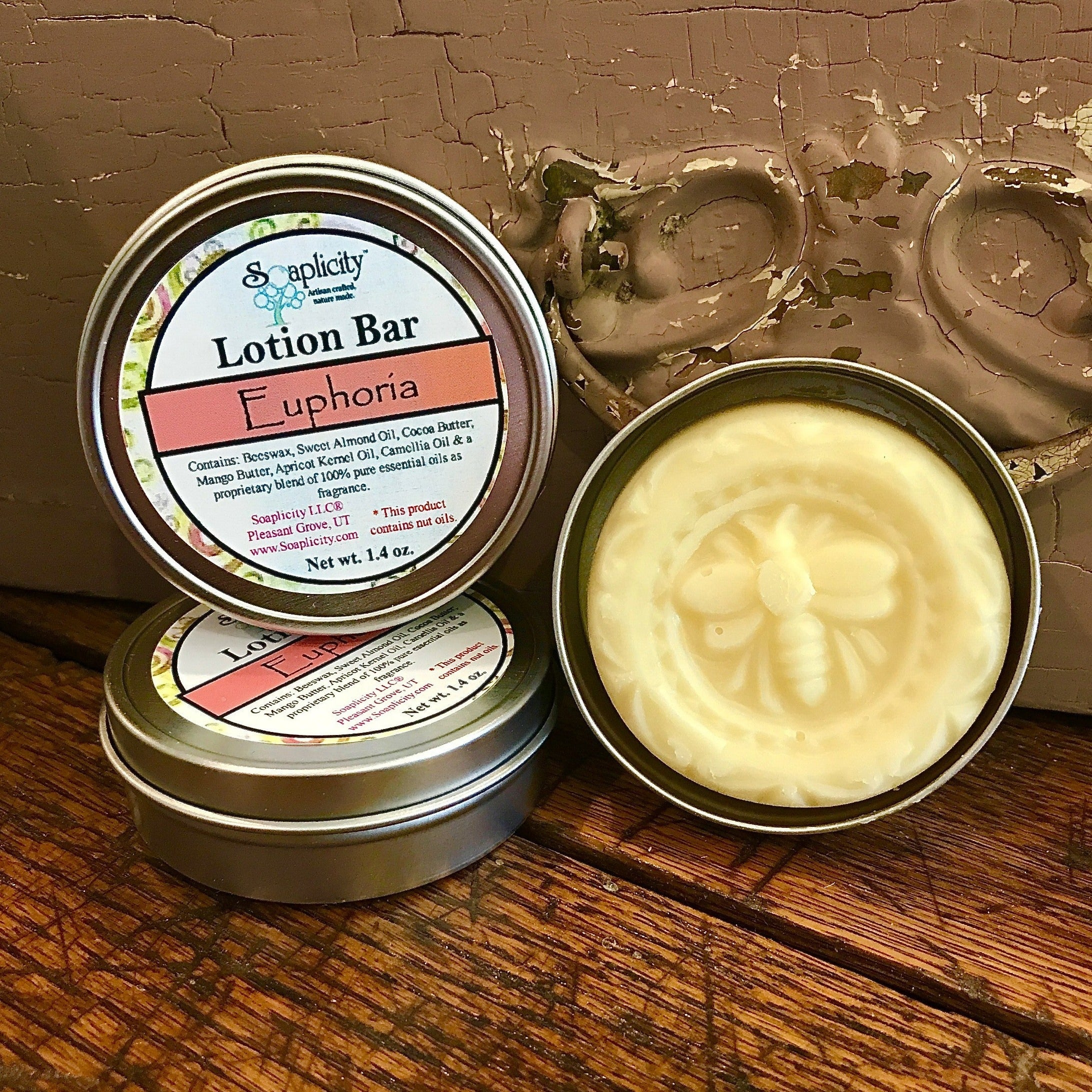 Euphoria Lotion Bar – Solid Moisturizing Lotion Bar for Hands, Feet & Elbows