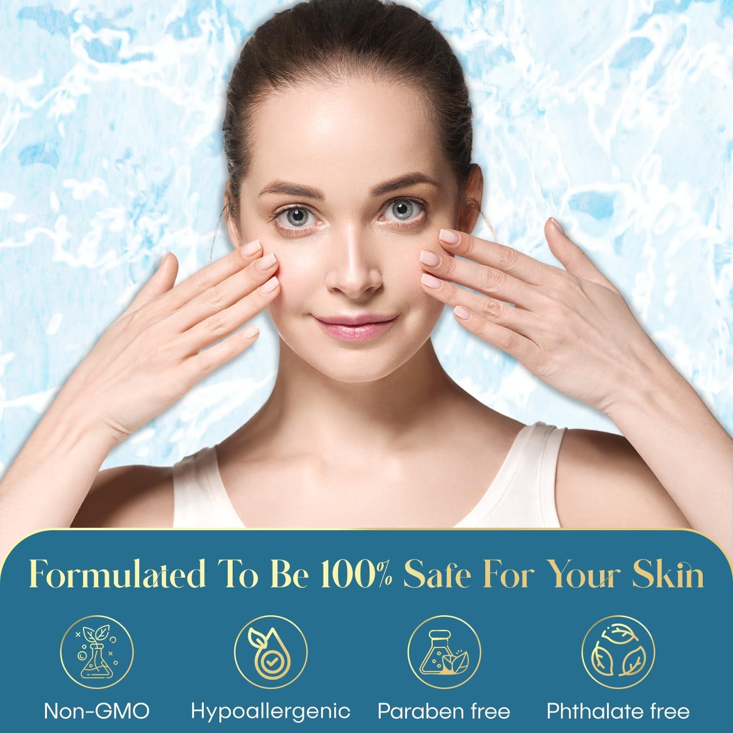 Hyaluronic Acid & Collagen Wrinkle Reducing Serum – Korean Deep Hydration 1.69 oz
