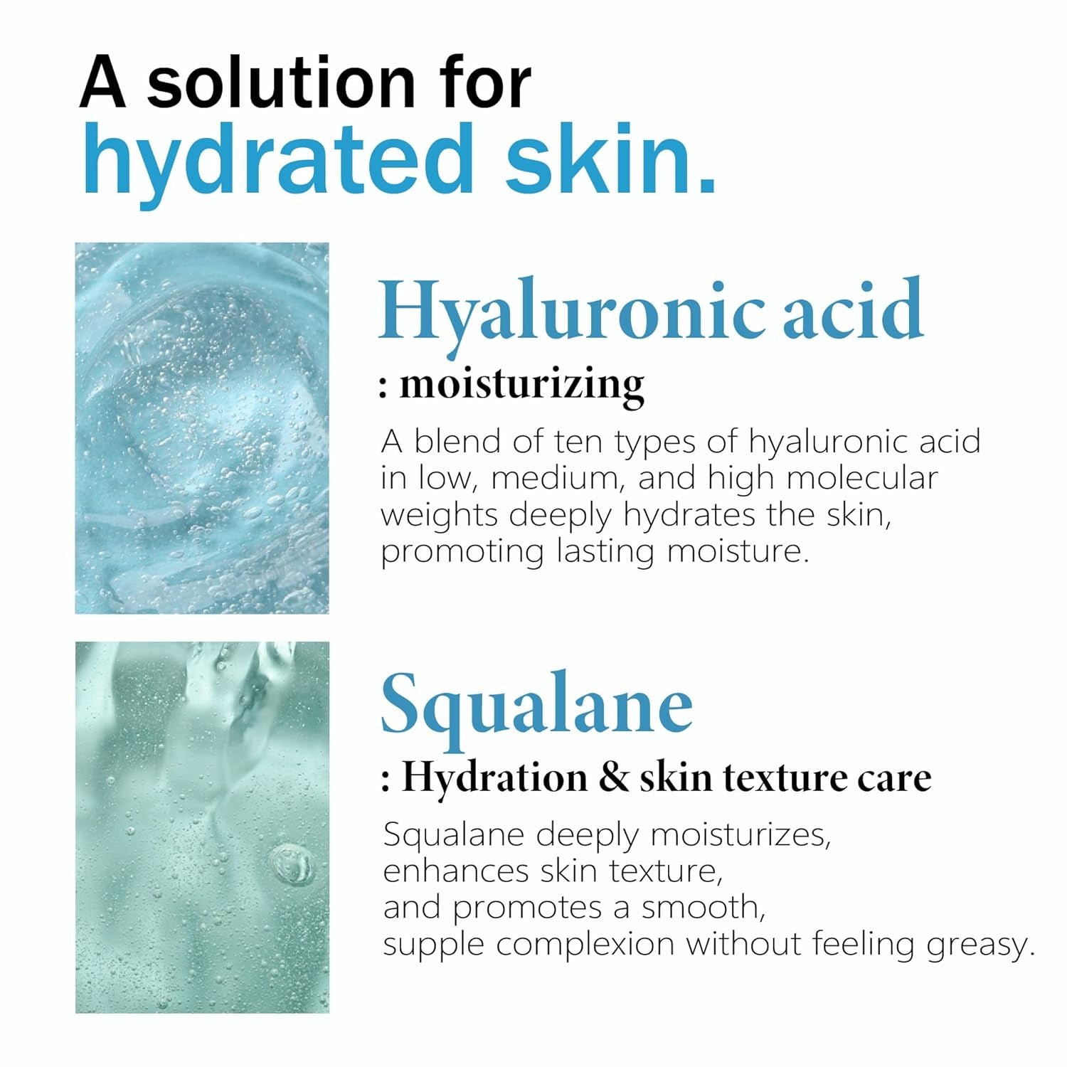 SKIN627 Daily Face Moisturizer – Hyaluronic Acid & Squalane Korean Cream 1.76 oz