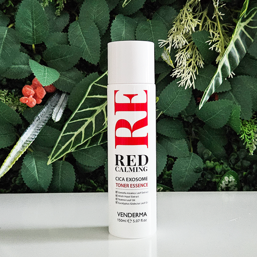 [VENDERMA] Red Calming Cica Exosome Toner Essence 150ml(Vegan)