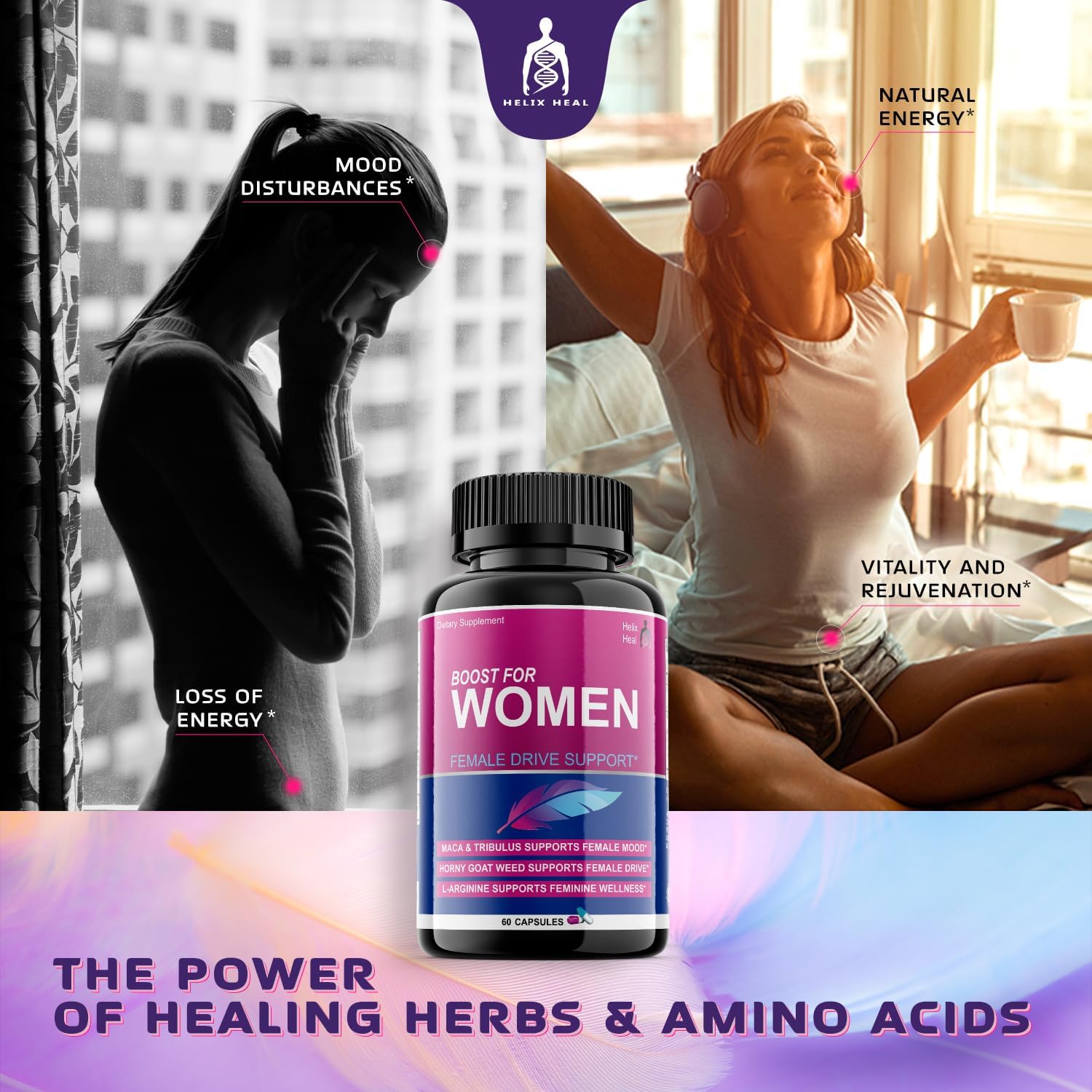 Female Libido Booster – Fast Acting Arousal & Hormone Support