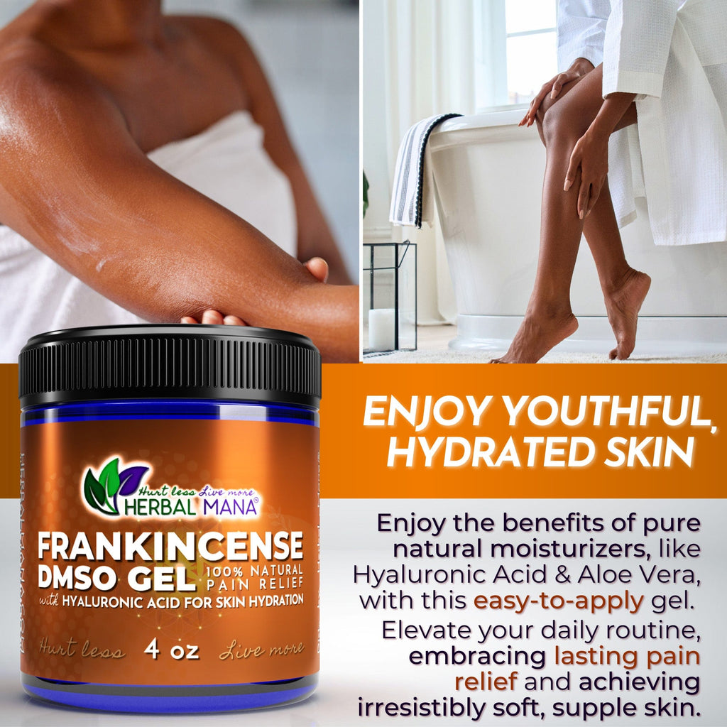 Frankincense DMSO Gel with Hyaluronic Acid - Pain Relief & Joint Support