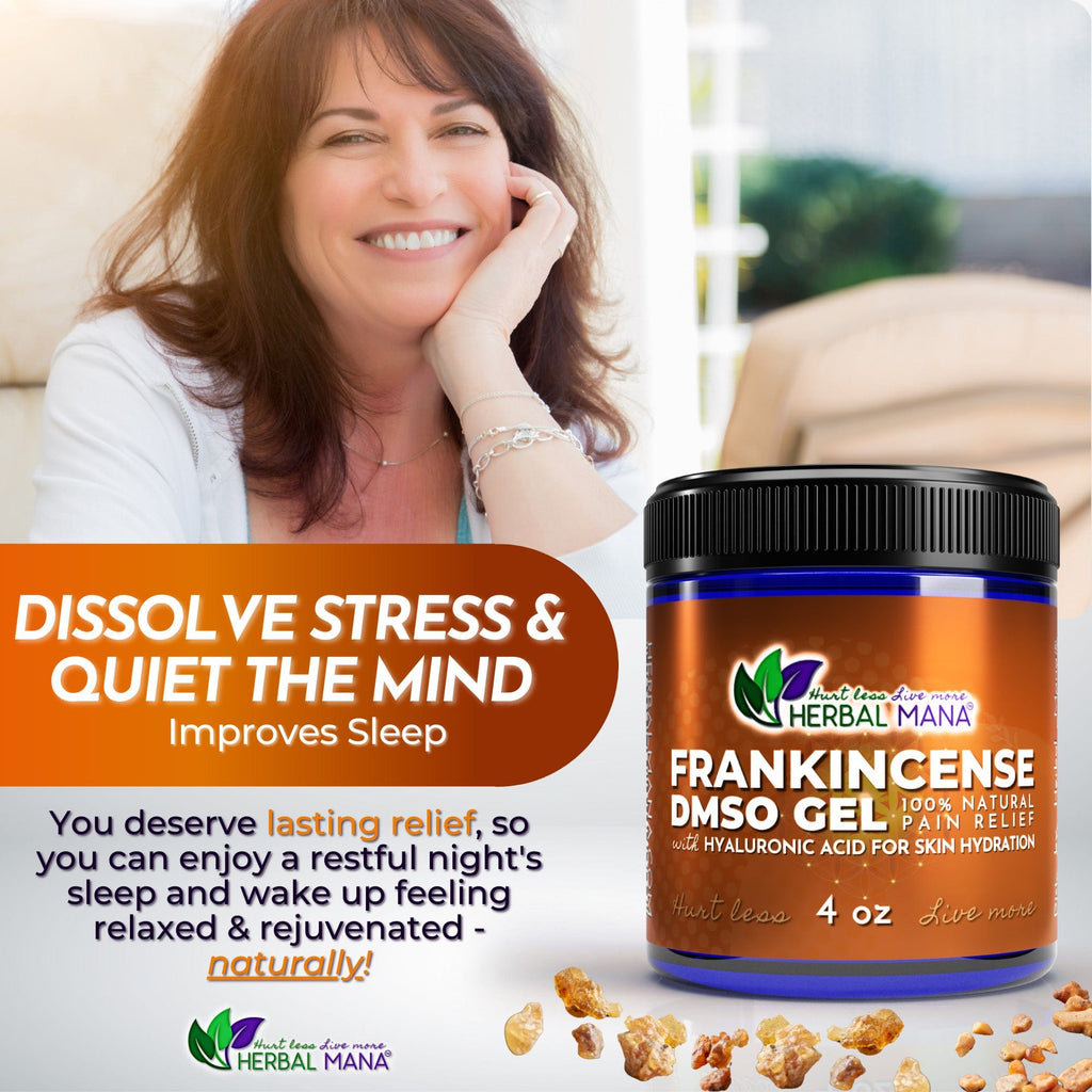 Frankincense DMSO Gel with Hyaluronic Acid - Pain Relief & Joint Support