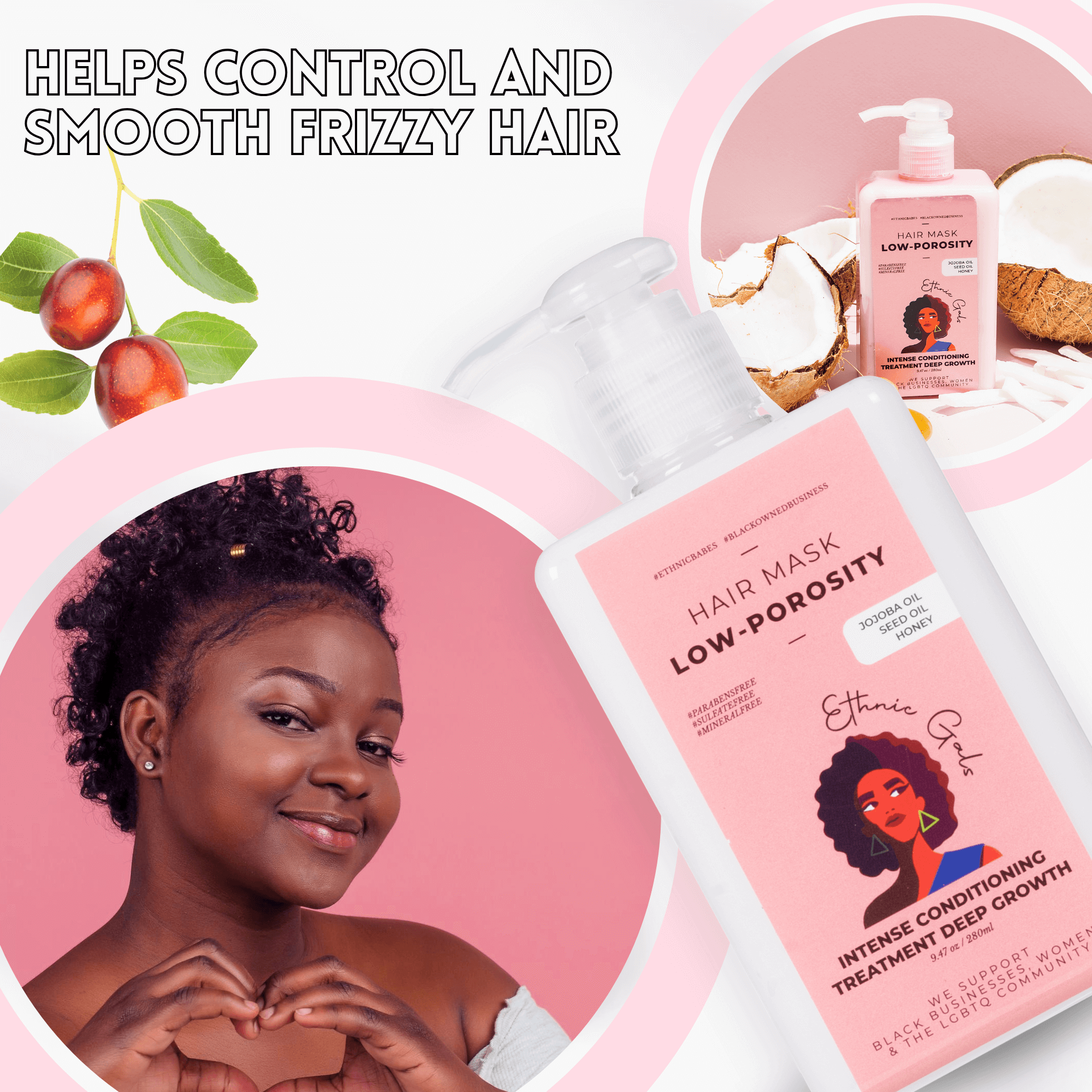 Low Porosity Hair Care Essentials Bundle - Growth & Deep Moisture