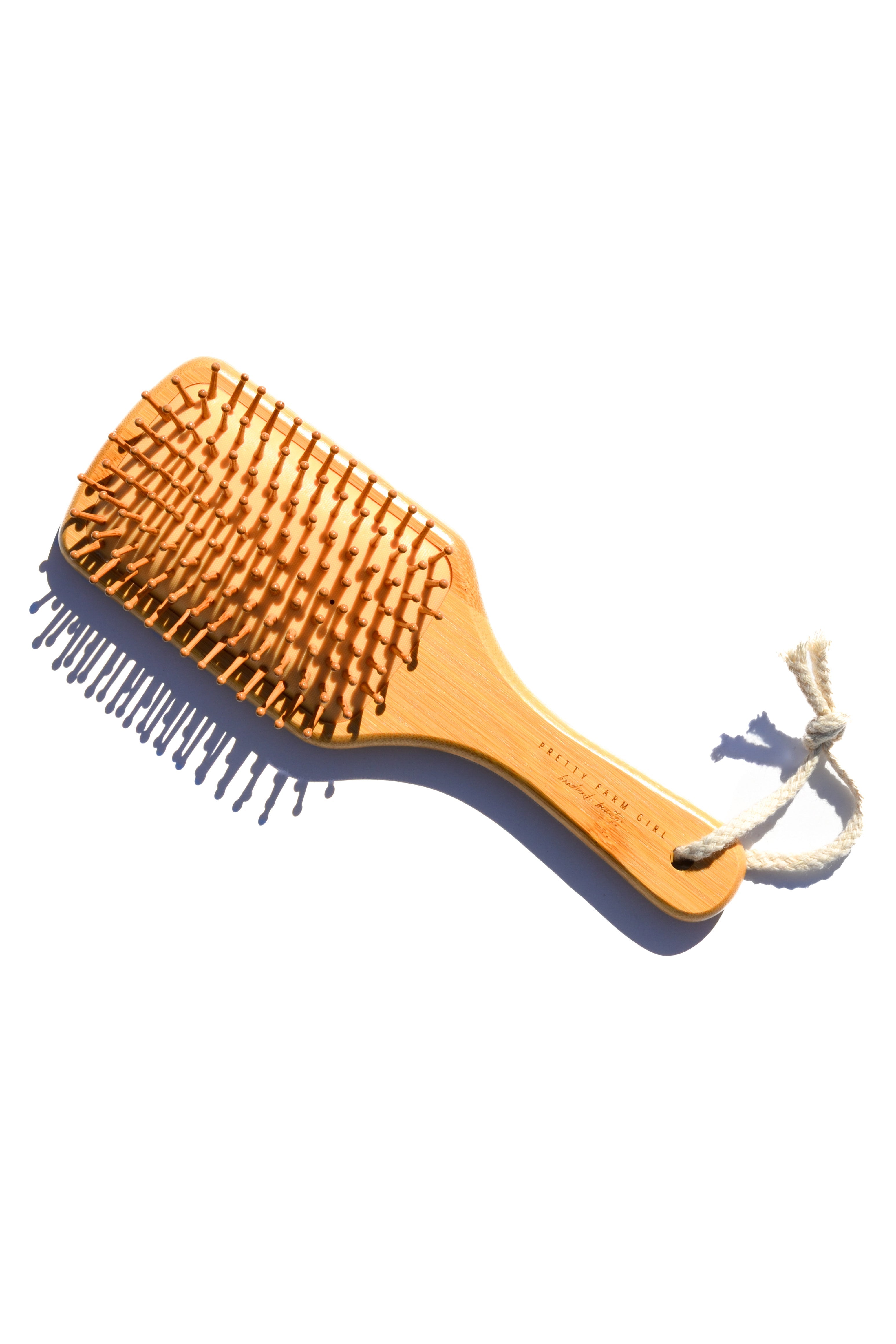 Bamboo Paddle Hair Brush – Natural Detangling & Smoothing Hair Brush