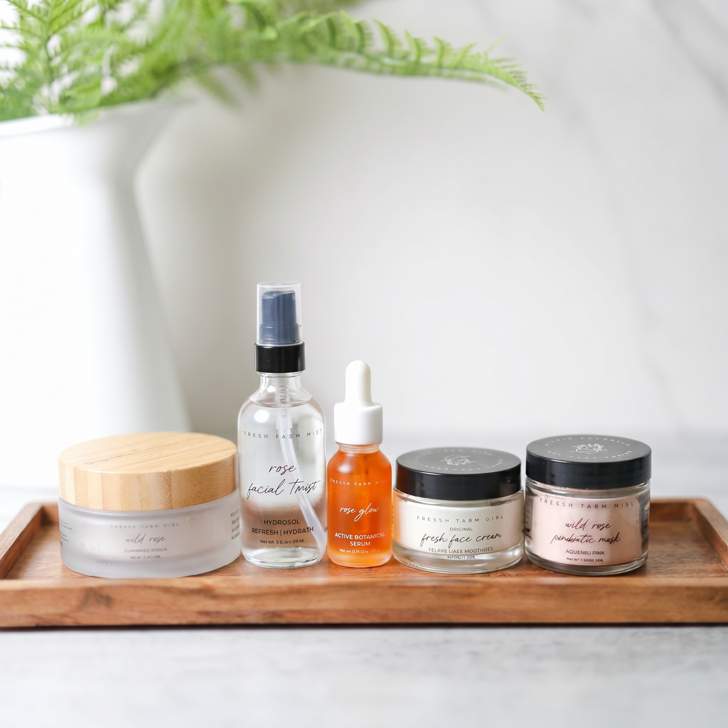 Starter Radiant Clean Beauty Face Kit – Beginner Skincare Routine Set