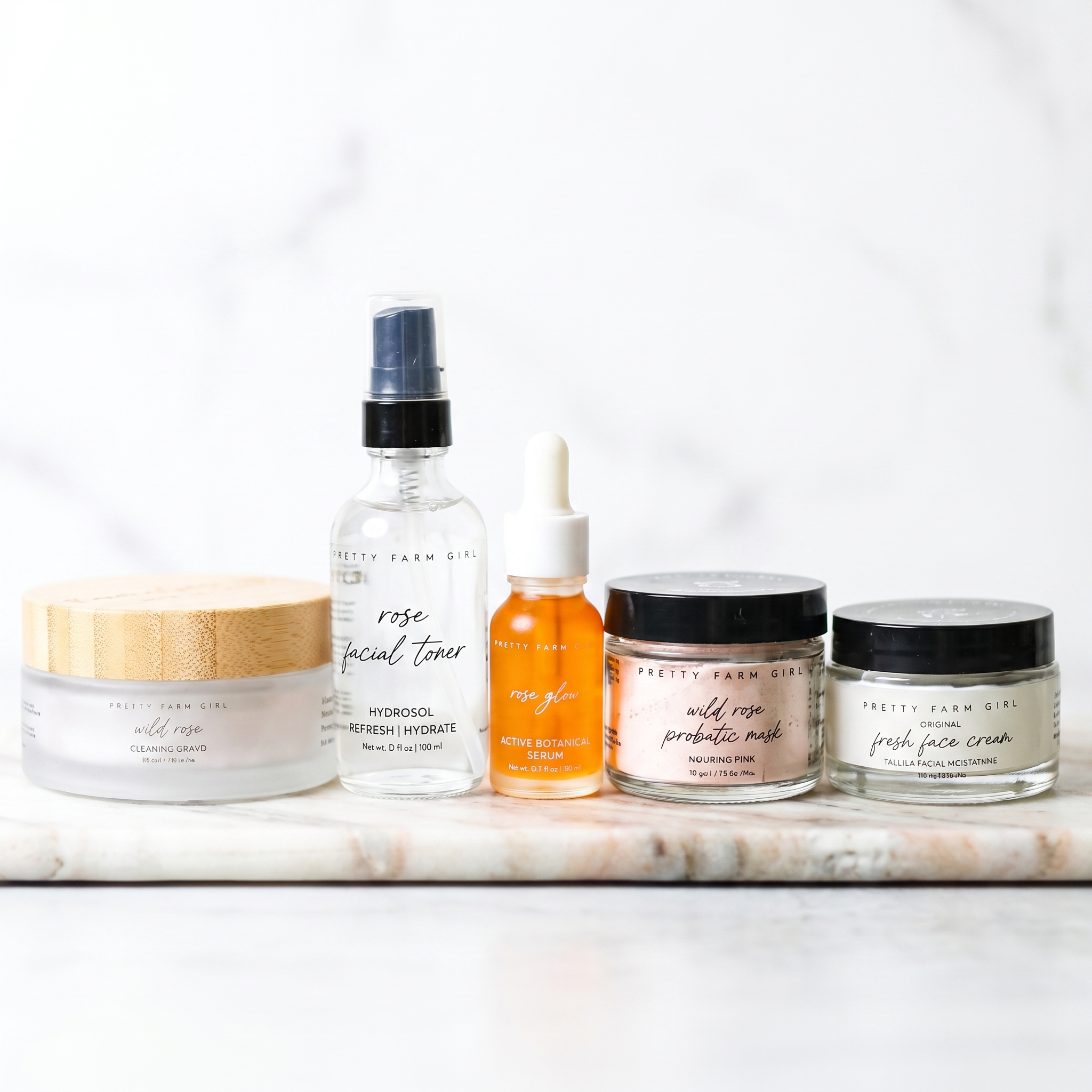 Starter Radiant Clean Beauty Face Kit – Beginner Skincare Routine Set
