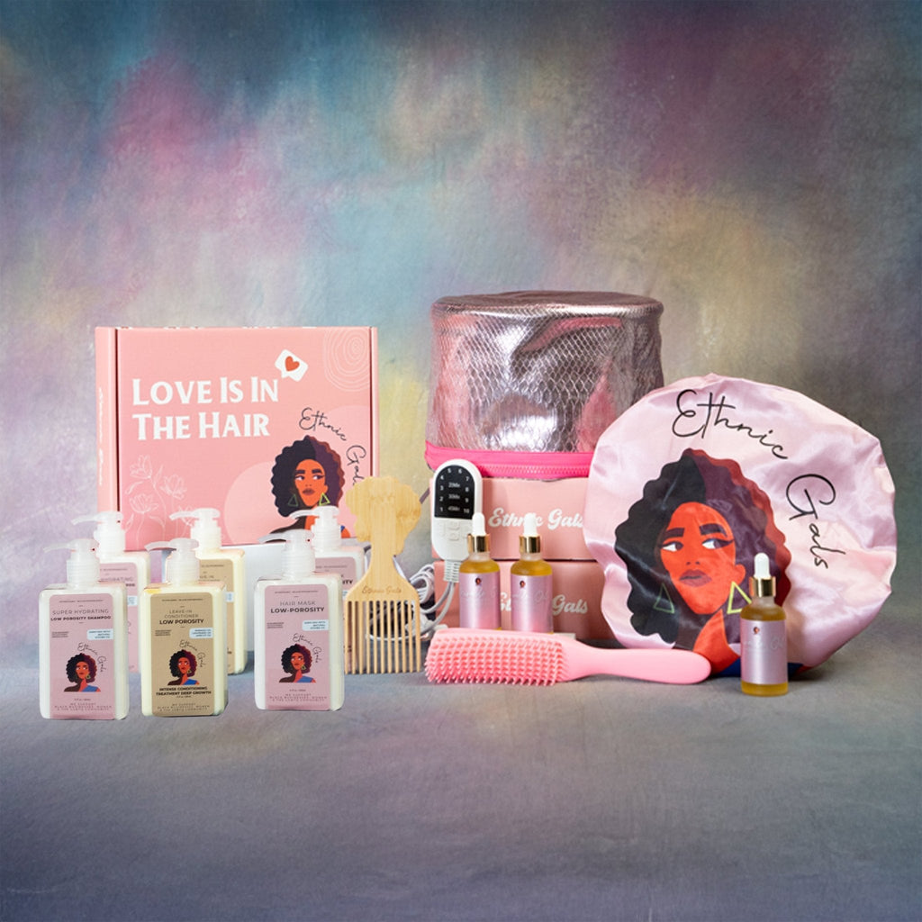 Low Porosity Growth & Moisture Beauty Box Bundle