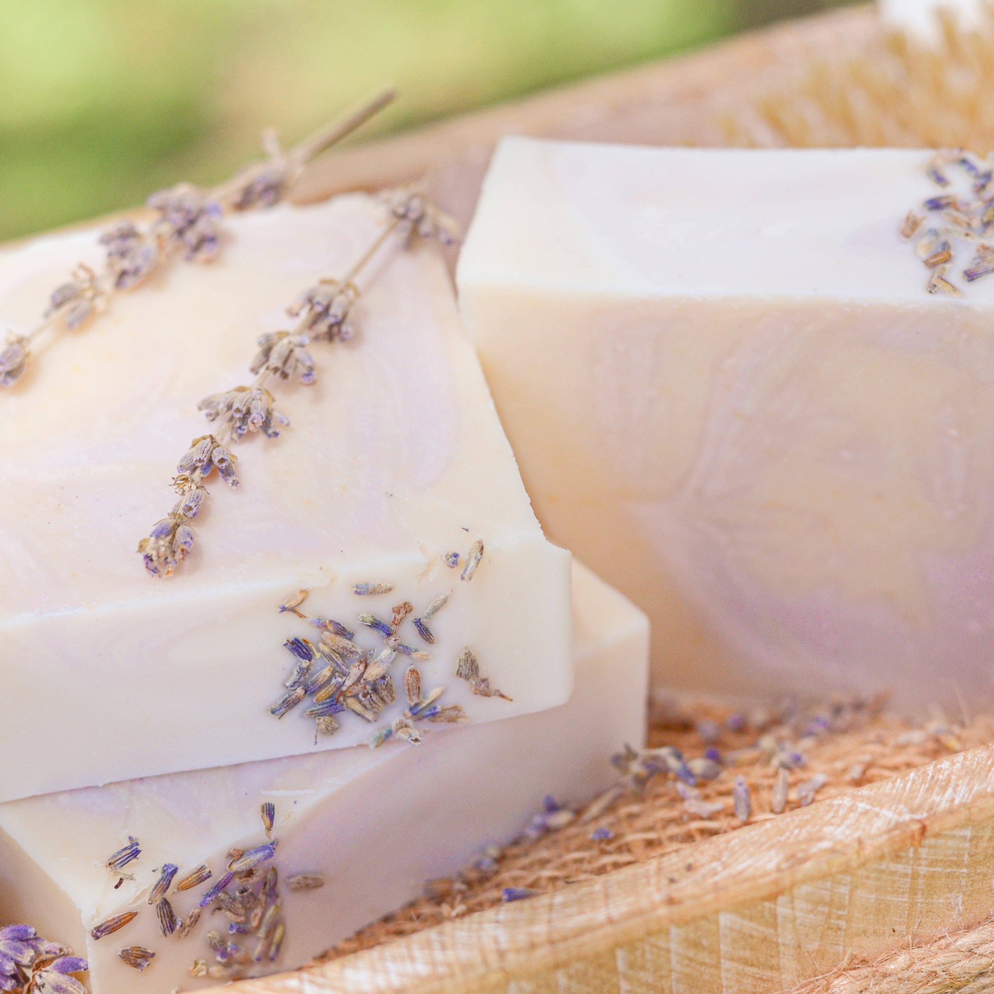 Lavender & Mint Tallow & Goat Milk Soap Bar – Calming Handmade Bar