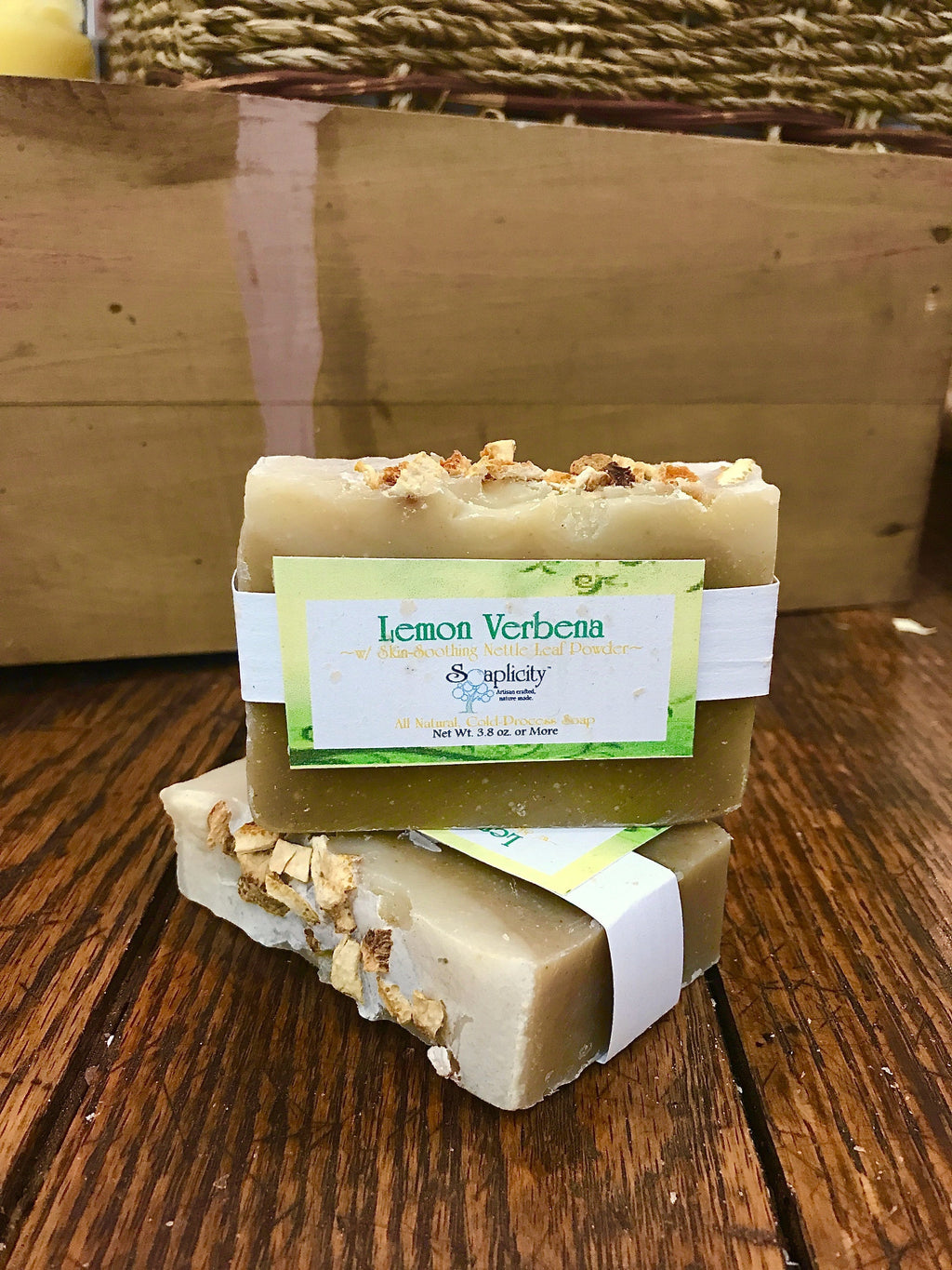 Lemon Verbena Soap Bar – Natural Brightening Soap with Fresh Citrus-Herbal Scent