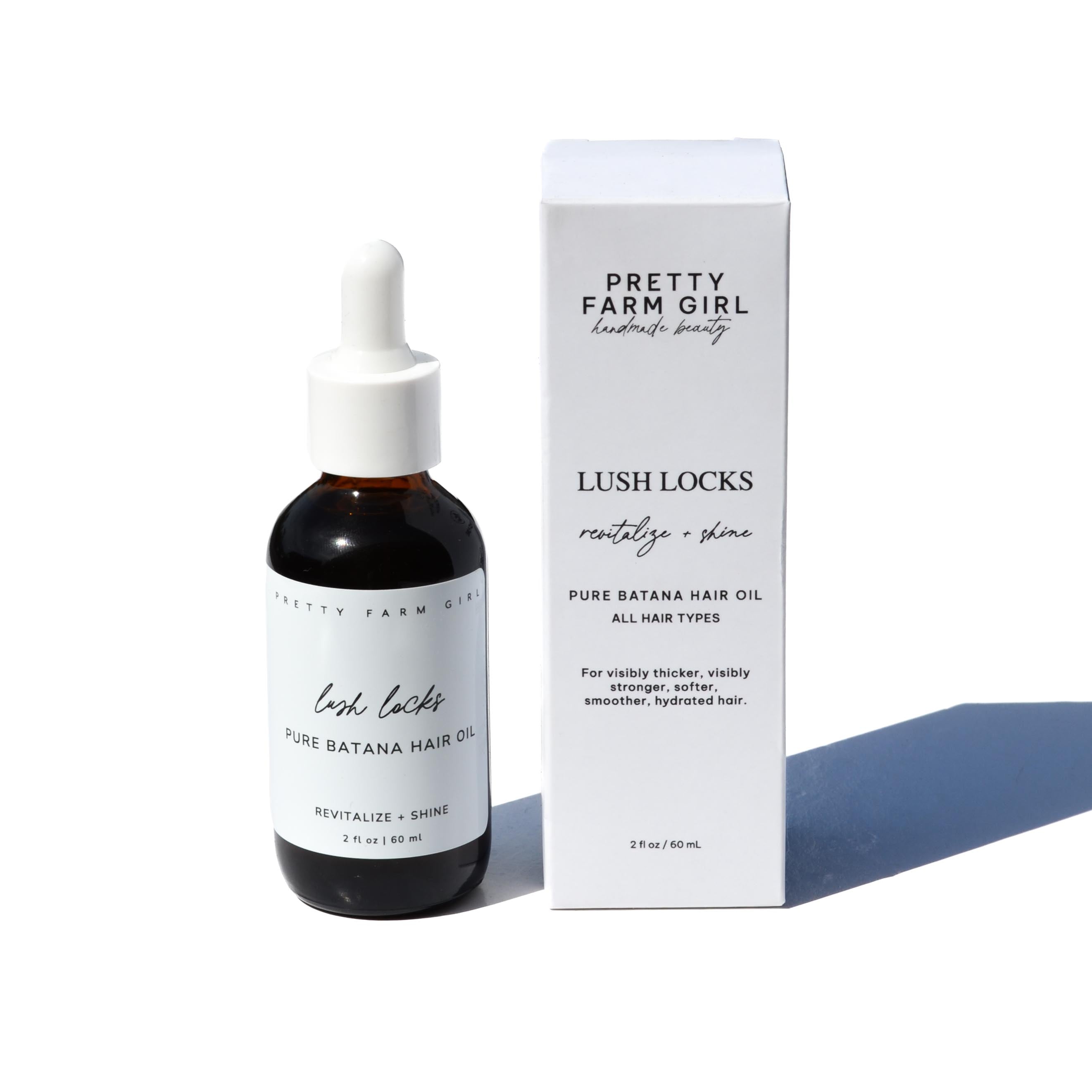 Lush Locks – 100% Pure Natural Batana Hair Oil for Growth & Shine