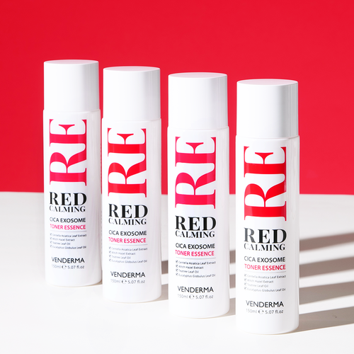 [VENDERMA] Red Calming Cica Exosome Toner Essence 150ml(Vegan)