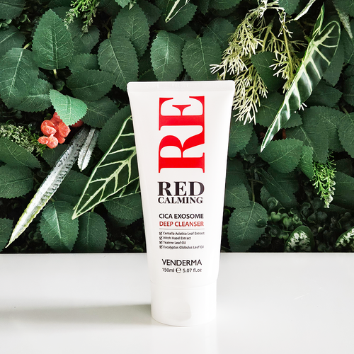 [VENDERMA] Red Calming Cica Exosome Deep Cleanser 150ml(Vegan)