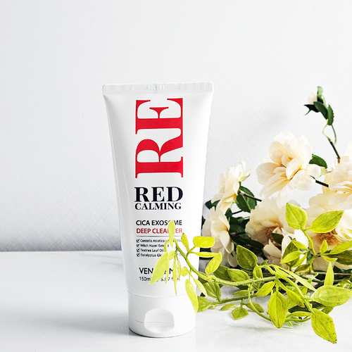 [VENDERMA] Red Calming Cica Exosome Deep Cleanser 150ml(Vegan)