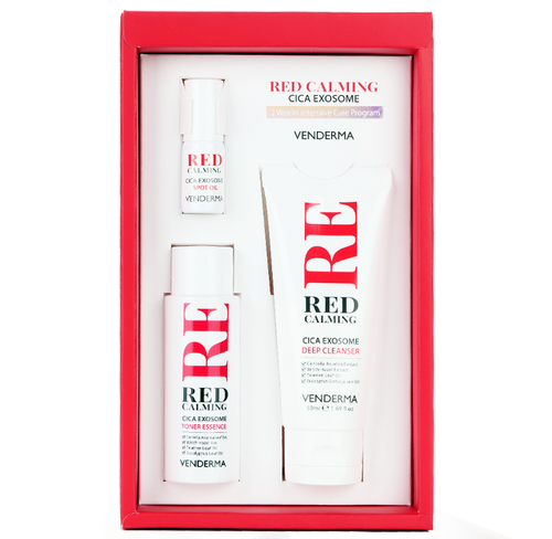 [VENDERMA] Red Calming Cica Exosome 2 Weeks Intensive Care Program Set