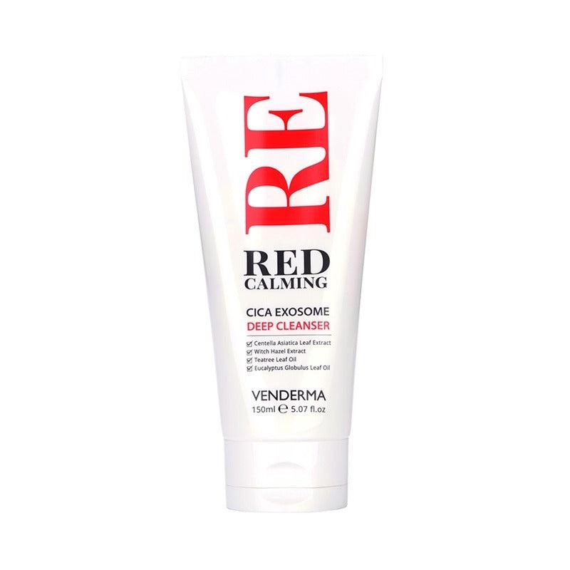[VENDERMA] Red Calming Cica Exosome Deep Cleanser 150ml(Vegan)