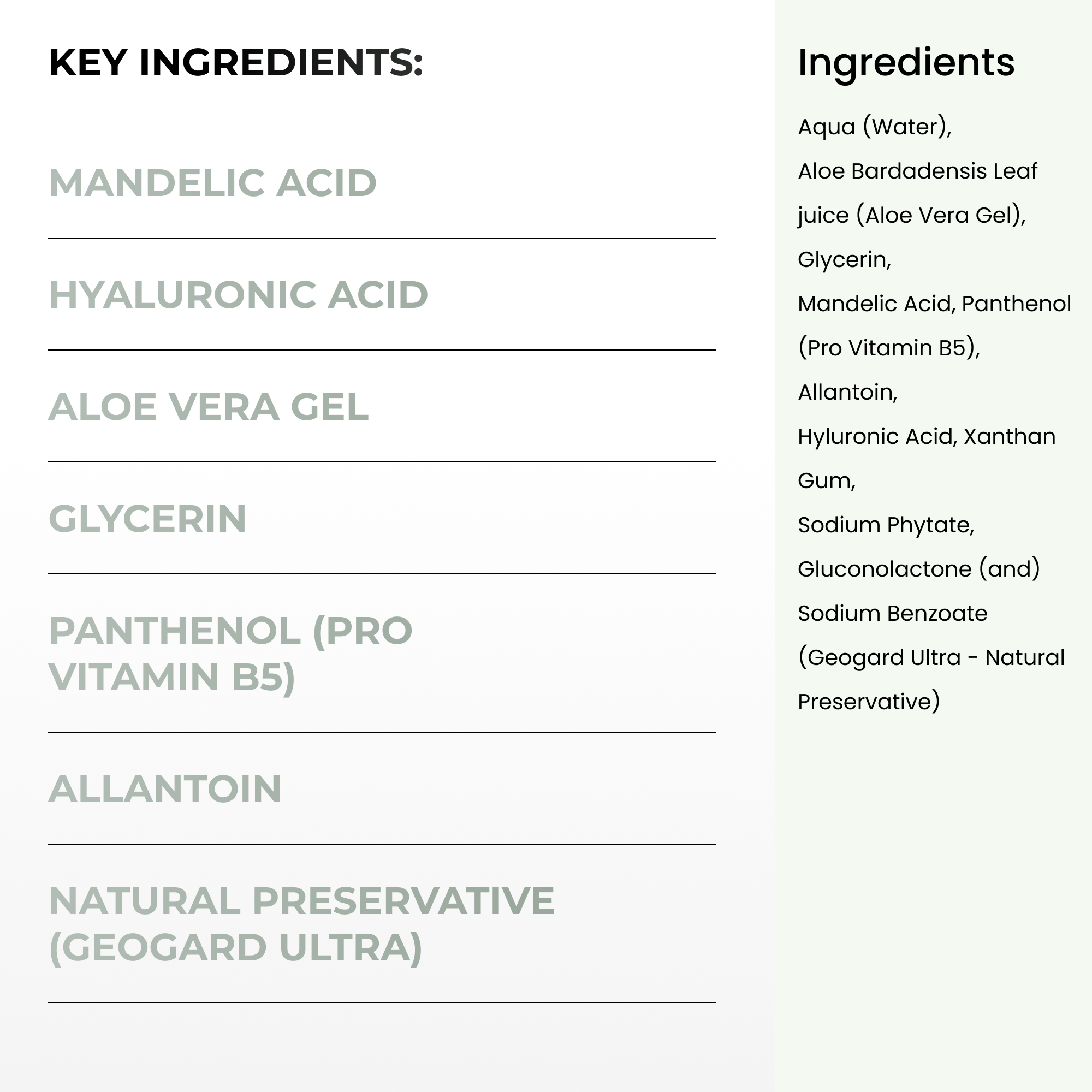 Mandelic Acid Serum – 10% AHA Exfoliating & Brightening Serum