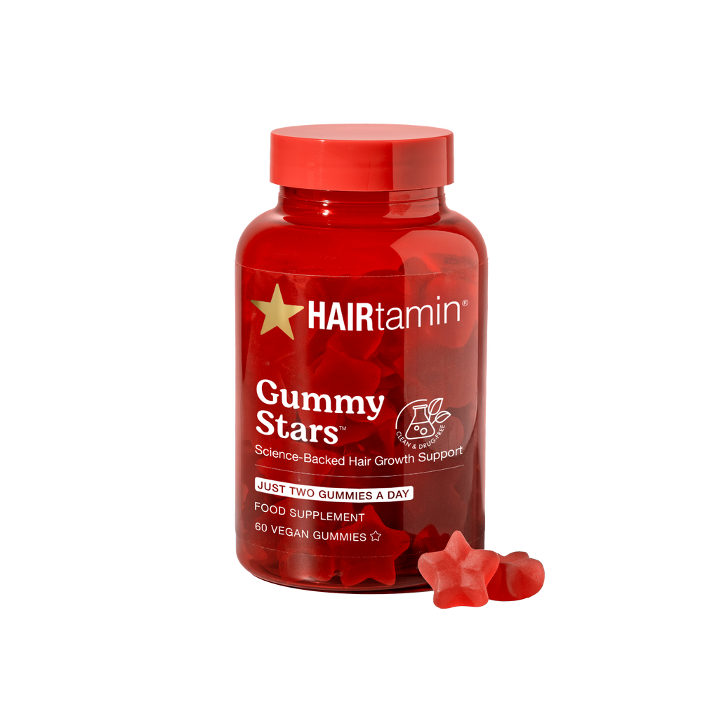 HAIRtamin Gummy Stars - Hair Growth Vitamins with 5000mcg Biotin