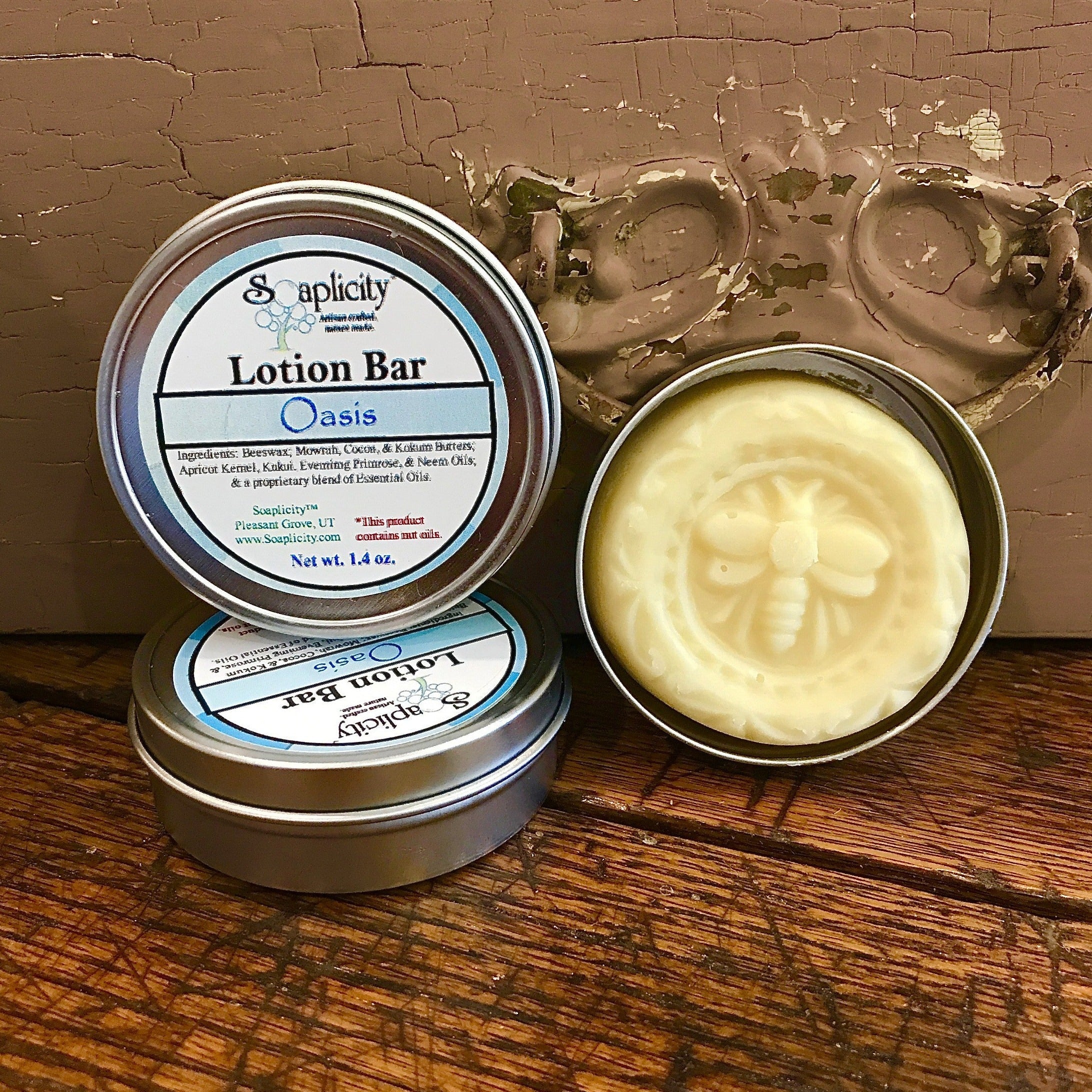 Oasis Lotion Bar – Intensive Solid Moisturizer for Severely Dry Skin