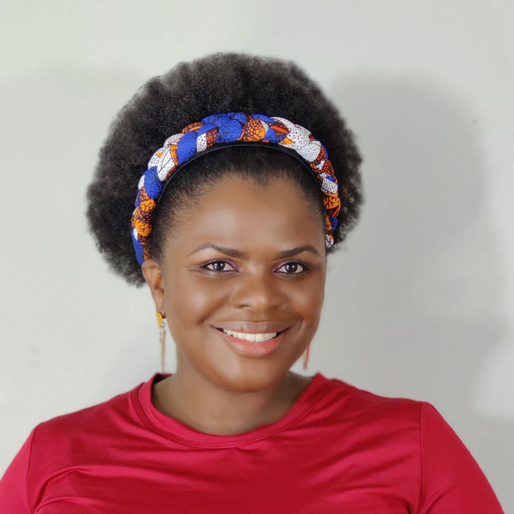 Duma Mbili African Print Padded Headband – 100% Cotton Ankara