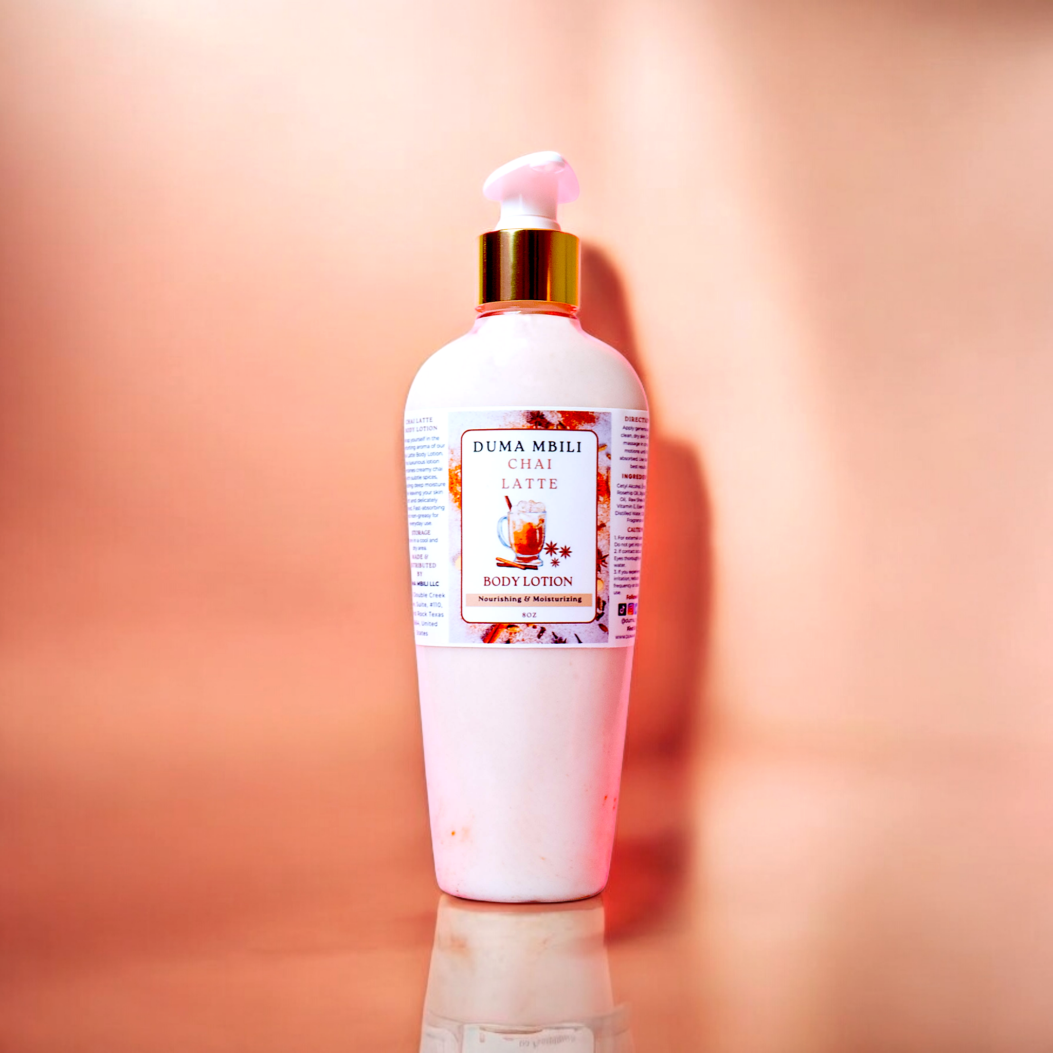 Chai Latte Body Lotion – Rosehip Oil, Shea Butter & Aloe Vera