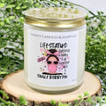 "Life Status" — Natural Soy Candle (8 oz)