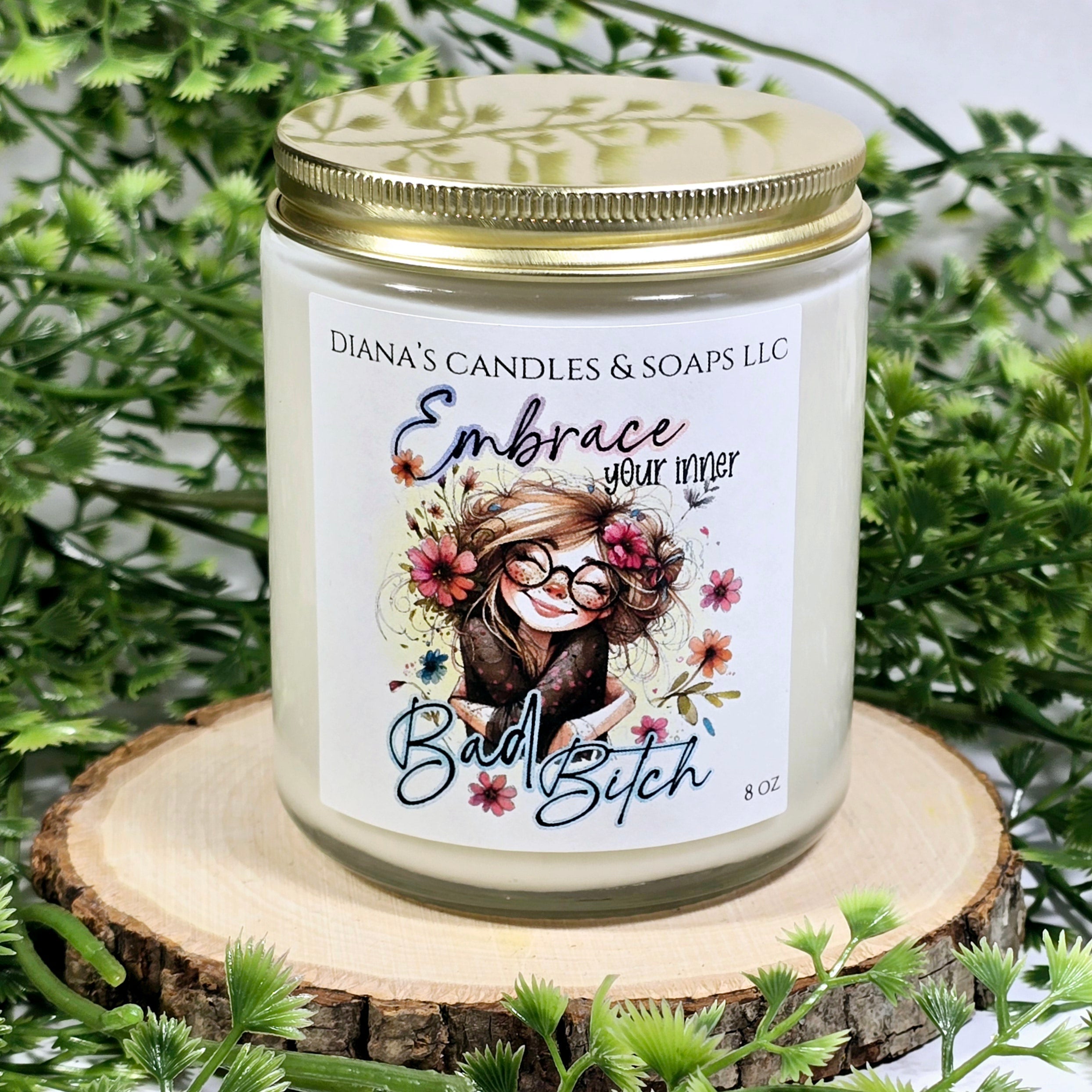 "Embrace Your Inner..." — Natural Soy Candle (8 oz)