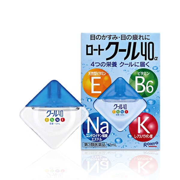 Rohto Cool 40α Eye Drops – Cooling Relief for Tired, Dry & Red Eyes