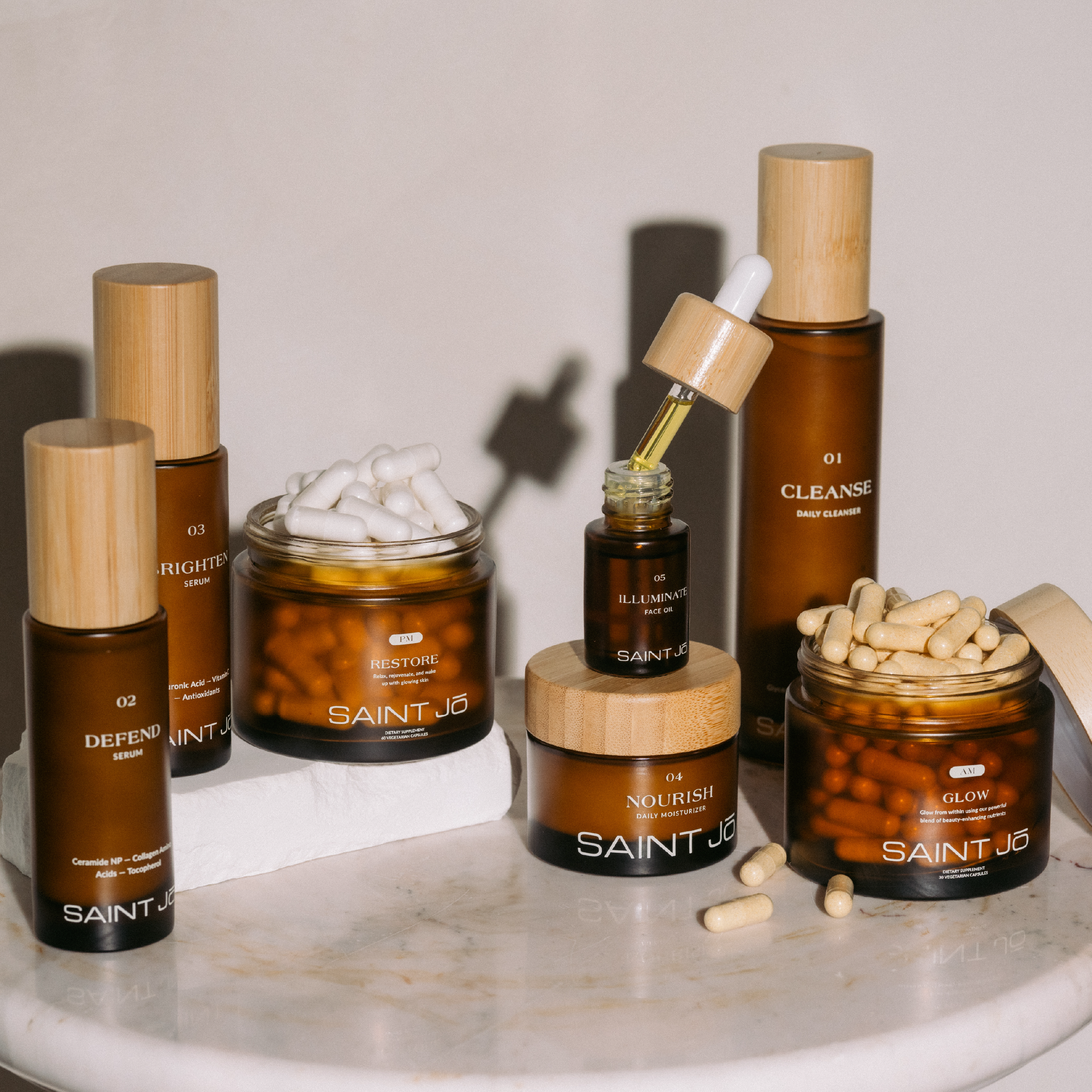 GLOW – Daily Skin Radiance Supplement | SAINT Jō