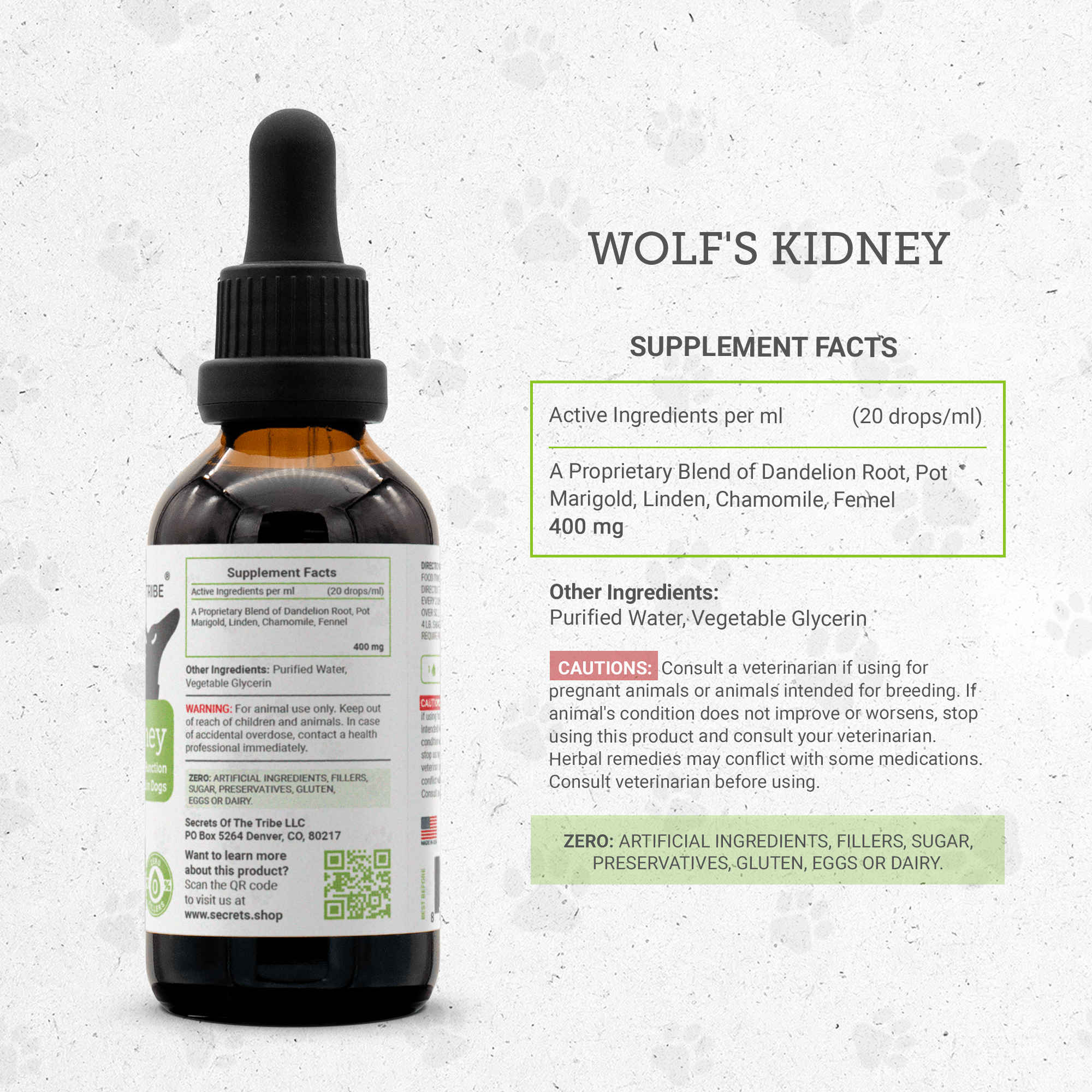 Wolf's Kidney - Healthy Kidney Function Support in Dogs