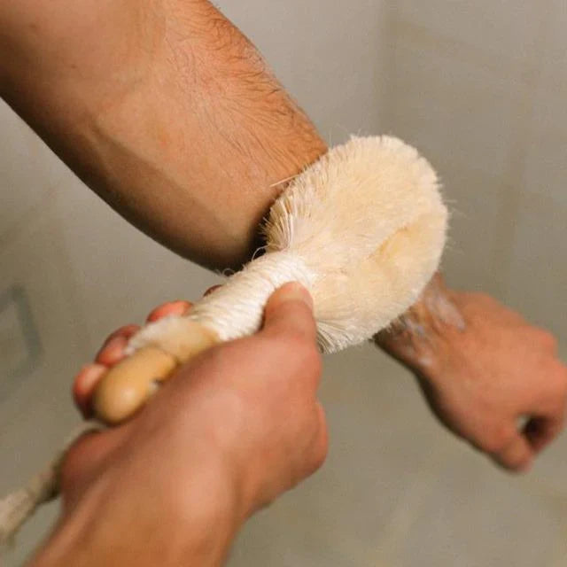 Sisal Exfoliating Dry Brush – Natural Body Dry Brushing Tool