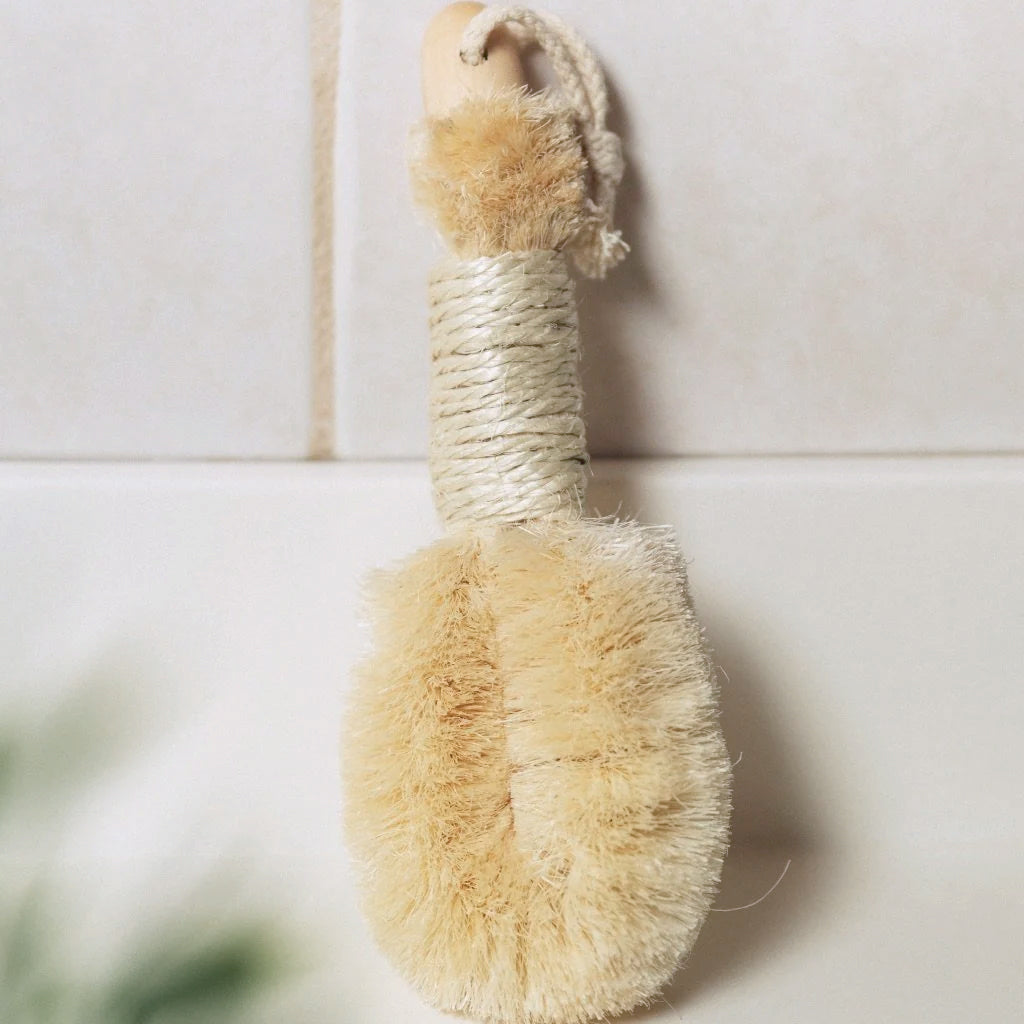 Sisal Exfoliating Dry Brush – Natural Body Dry Brushing Tool
