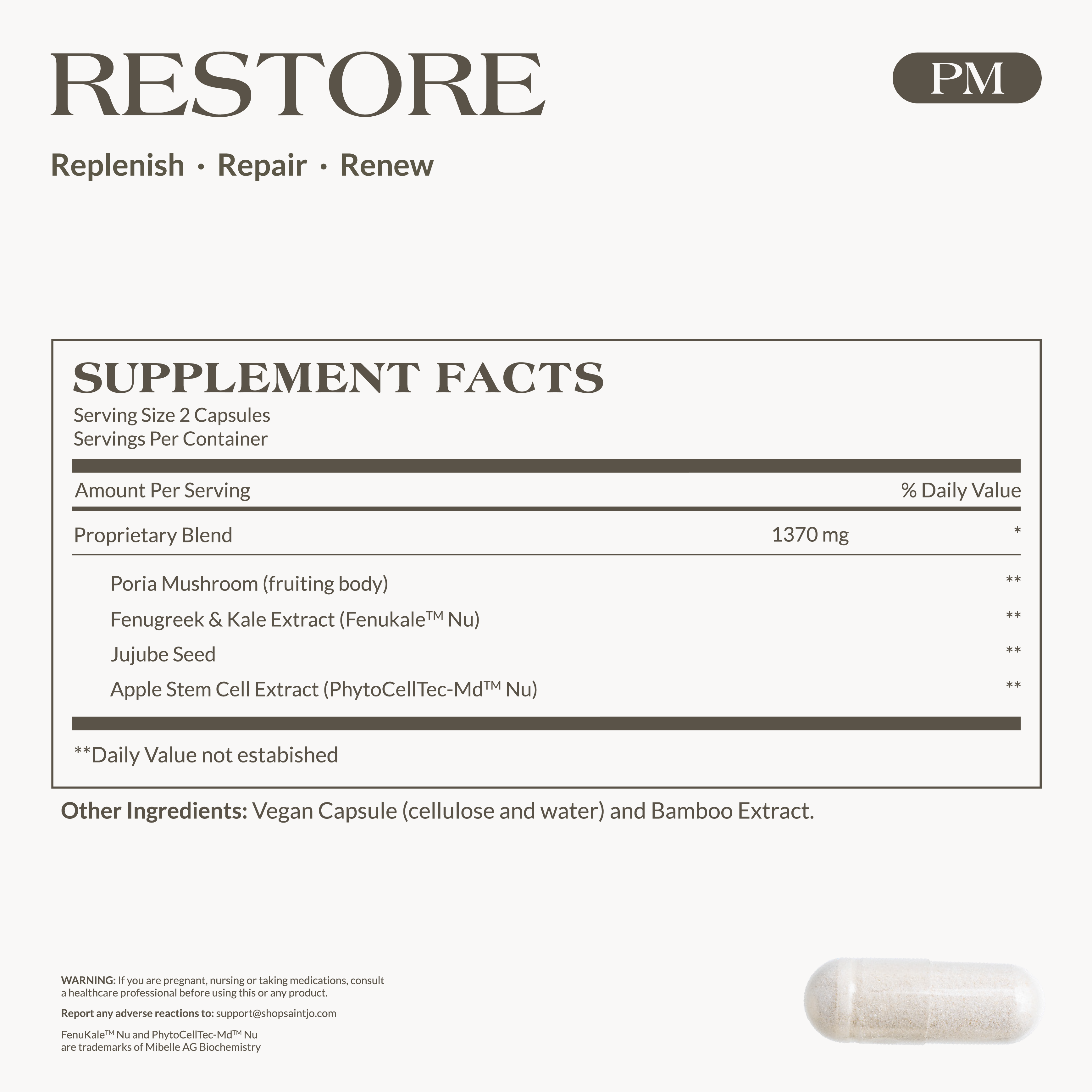 BALANCE – Hormonal Skin & Stress Support Supplement | SAINT Jō