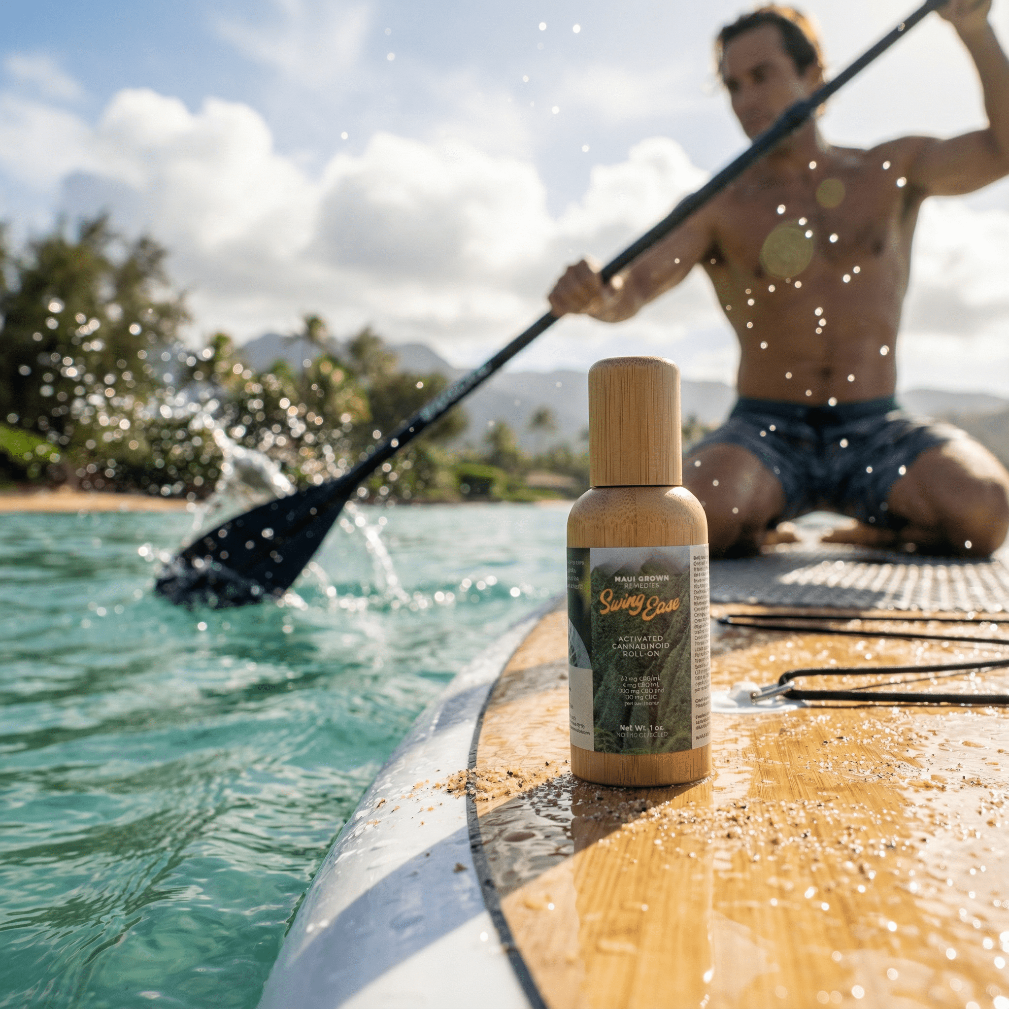 Swing Ease Activated Cannabinoid Roll-On – 1 oz CBD + CBG Relief Oil