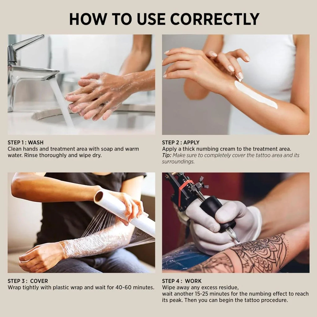 Tattoo Numbing Cream XL – Maximum Strength, 3x Size