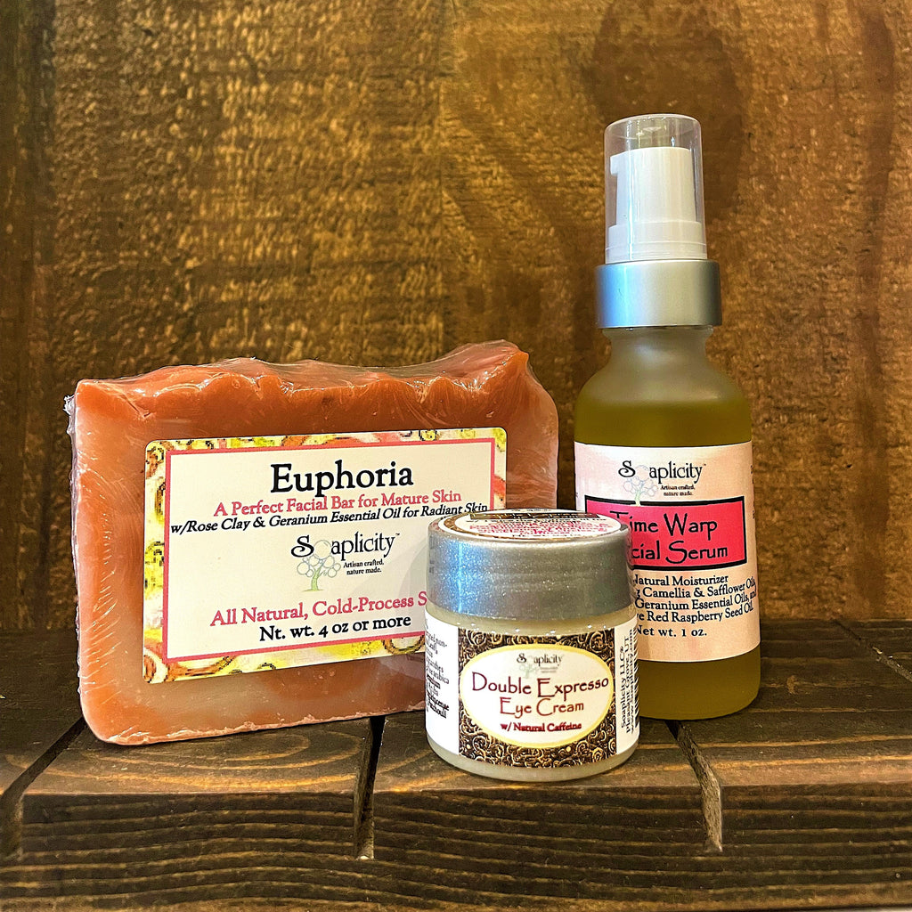 Time Warp Trio Sets for Mature Skin – Anti-Aging Skincare Bundle