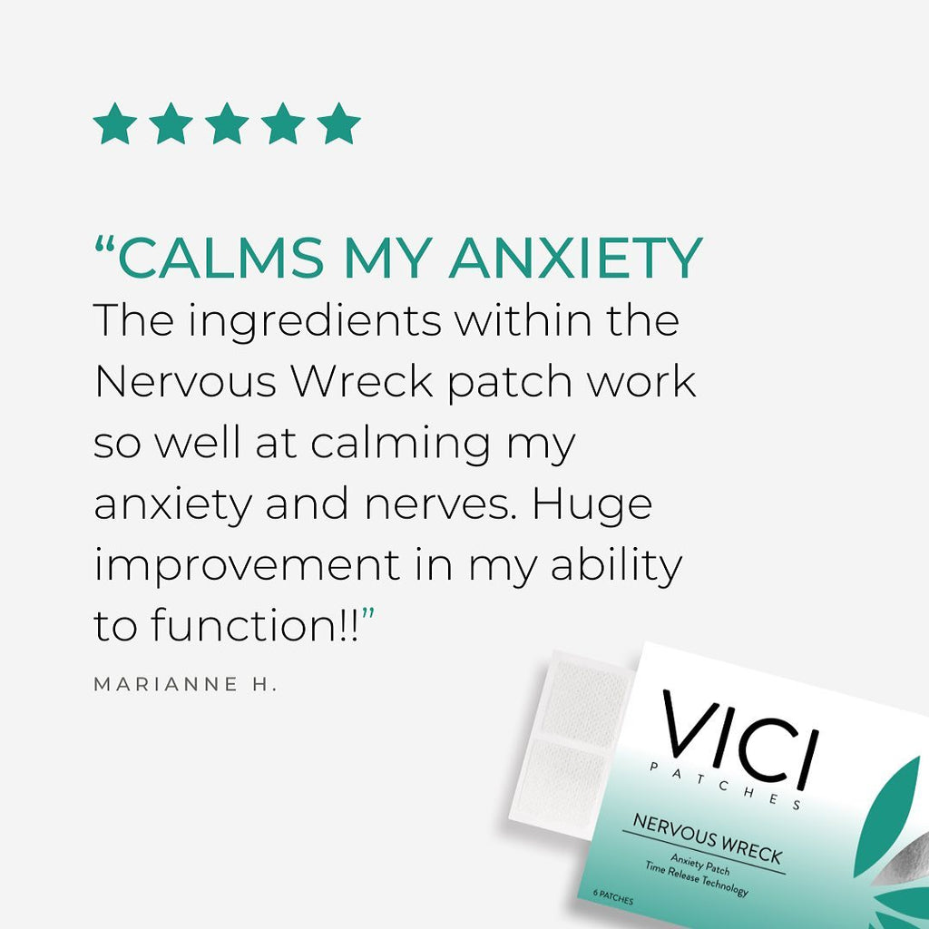 VICI Wellness Nervous Wreck Topical Patch – Anxiety & Calm Support